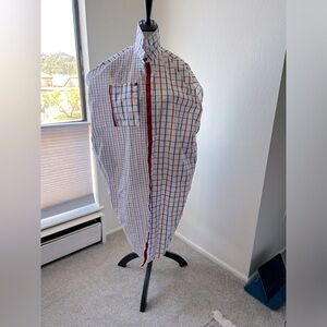 4th of July shirt Dress! Plaid, checks, red white and blue!